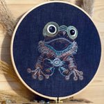Stickdatei Steampunk Frosch Set 6 Größen - Sewando