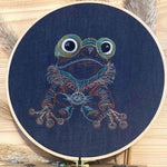 Stickdatei Steampunk Frosch Set mit 6 Größen - Sewando