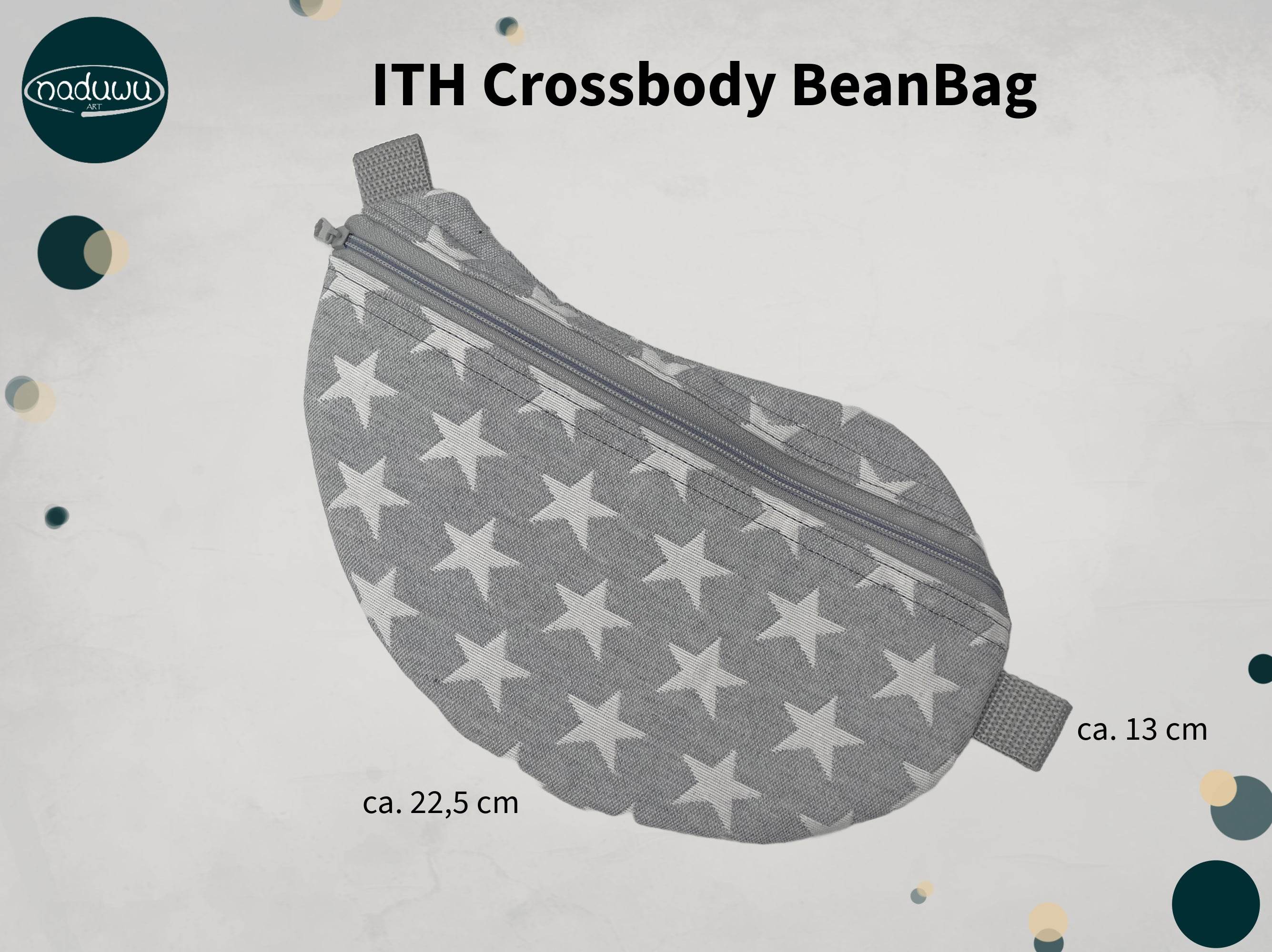ITH Stickdatei Crossbody Bag 15x24 mit Innentasche, BeanBag - Sewando