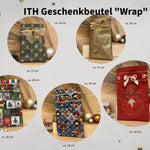 Stickdatei Geschenkbeutel Set mit 5 Größen, ITH Beutel “Wrap” mit Innenfutter - Sewando