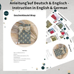 Stickdatei Geschenkbeutel in 15x24, ITH Beutel “Wrap” mit Innenfutter - Sewando