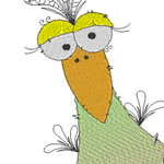 Stickdatei - Happy Stitching - Vogel - Sewando
