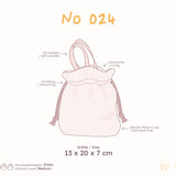 Taschen Schnittmuster - Kindertasche mit Tunnelzug - 13 x 20 x 7 cm