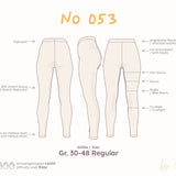 High-Waist Leggings – Schnittmuster (PDF) – Regular Gr. 30–48
