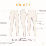 High-Waist Leggings – Schnittmuster (PDF) – Regular Curvy Gr. 30–48