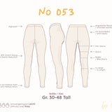 High-Waist Leggings – Schnittmuster (PDF) – Tall Gr. 30–48