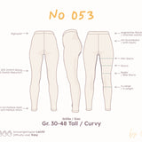 High-Waist Leggings – Schnittmuster (PDF) – Tall / Curvy Gr. 30–48