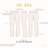 Mid-Rise Leggings mit Foldover-Bund und Flared Leg (Schnittmuster) – Regular Gr. 30-48