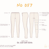 Mid Rise Leggings – Schnittmuster (PDF) –  Girl Gr. 110–164
