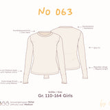 Longsleeve Rundhals (Slim Fit) – Schnittmuster (PDF) – Gr-110-164_Girl Gr. 110–164