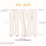 High-Waist Schlaghose mit verdecktem Gummibund – Regular Gr. 30–48