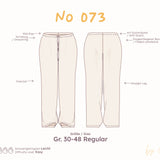 Oversized Pyjama-Hose mit Tunnelzugbund (Straight Leg) – Schnittmuster (PDF) – Regular Gr. 30–48