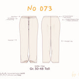 Oversized Pyjama-Hose mit Tunnelzugbund (Straight Leg) – Schnittmuster (PDF) – Tall Gr. 30–48