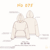 Hoodie Schnittmuster (Oversized) - Damen Gr. 30-48