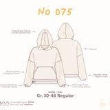 Hoodie Schnittmuster (Oversized) - Damen Regular Gr. 30-48