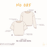 T-Shirt & Longsleeve Schnittmuster - Mädchen - Gr. 110-164