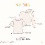 T-Shirt & Longsleeve Schnittmuster - Mädchen - Gr. 110-164