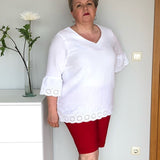 Pia-schmale Stretchhose, Schnittmuster in Gr. 36 - 54
