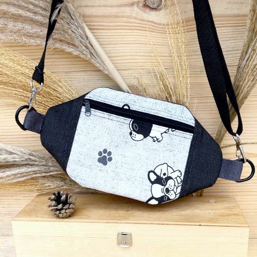 ITH Stickdatei Crossbody Bag 14,5x24 mit Innentasche, In The Hoop Tasche Wabee - Sewando