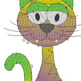 Stickdatei - Happy Stitching - Katze - Sewando