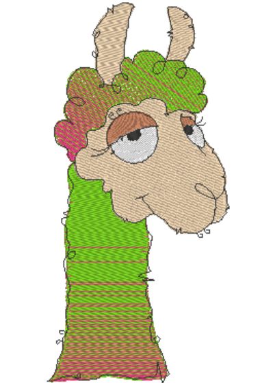 Stickdatei - Happy Stitching - Alpaka / Lama - Sewando