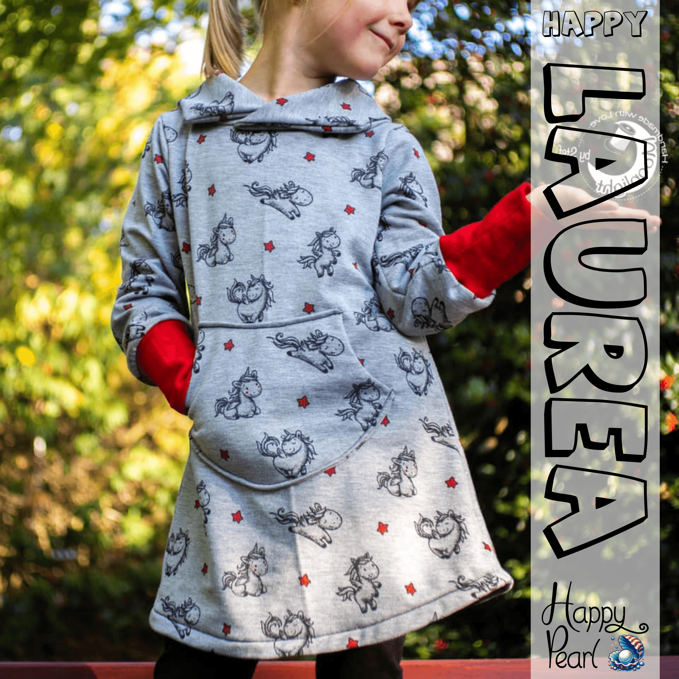 Happy Laurea - Gr 86-164 - Longpullover + Hoodie Schnittmuster - Sewando