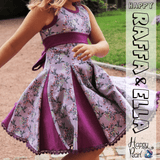 Happy Raffa & Ella - Gr. 86-164 - Crop Pulli + Kleid Schnittmuster - Sewando