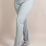 Mid-Rise Leggings mit Foldover-Bund und Flared Leg (Schnittmuster) – Tall Gr. 30-48