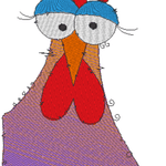 Stickdatei - Happy Stitching - Huhn - Sewando