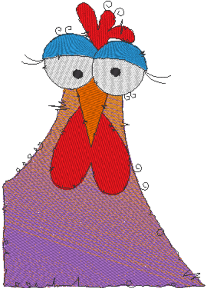 Stickdatei - Happy Stitching - Huhn - Sewando