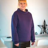 Katie – Sweatshirt mit Stehkragen, Schnittmuster in Gr. 34 - 52