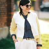 Jana – kurze Strickjacke im Blouson-Style, Schnittmuster in Gr. 34 - 52