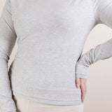Longsleeve mit Rundhalsausschnitt (Slim Fit) – Tall-Plus Schnittmuster – Gr. 30–48