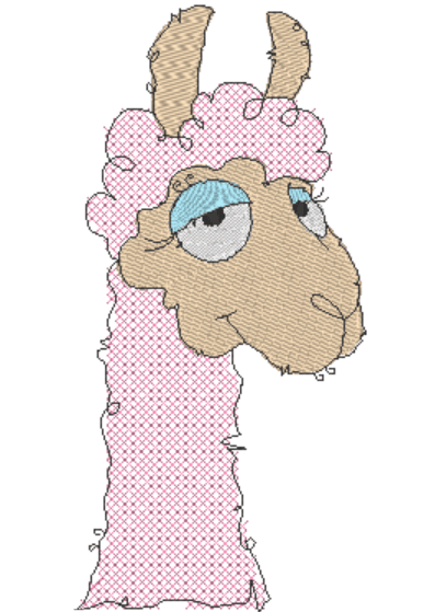 Stickdatei - Happy Stitching - Alpaka / Lama - Sewando