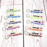 Stickdatei Anhänger - Set "Beste/r Erzieher/in" & "Lieblingserzieher/in"