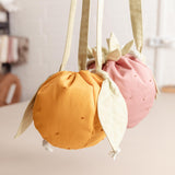 Orangen Tasche - Kindertasche - 13 x 13 cm