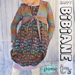 Happy Bibiane -Gr 74 - 164 - Ballontunika + Kleid mit Fake-Bolero Schnittmuster - Sewando