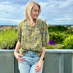 Schnittmuster Bluse POPPY - mit Puffärmeln und Variante Tunika und Kleid | Gr. 32-50 (PDF) - Sewando