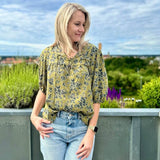 Schnittmuster Bluse POPPY - mit Puffärmeln und Variante Tunika und Kleid | Gr. 32-50 (PDF) - Sewando