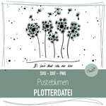 Plotterdatei Pusteblumen - Sewando
