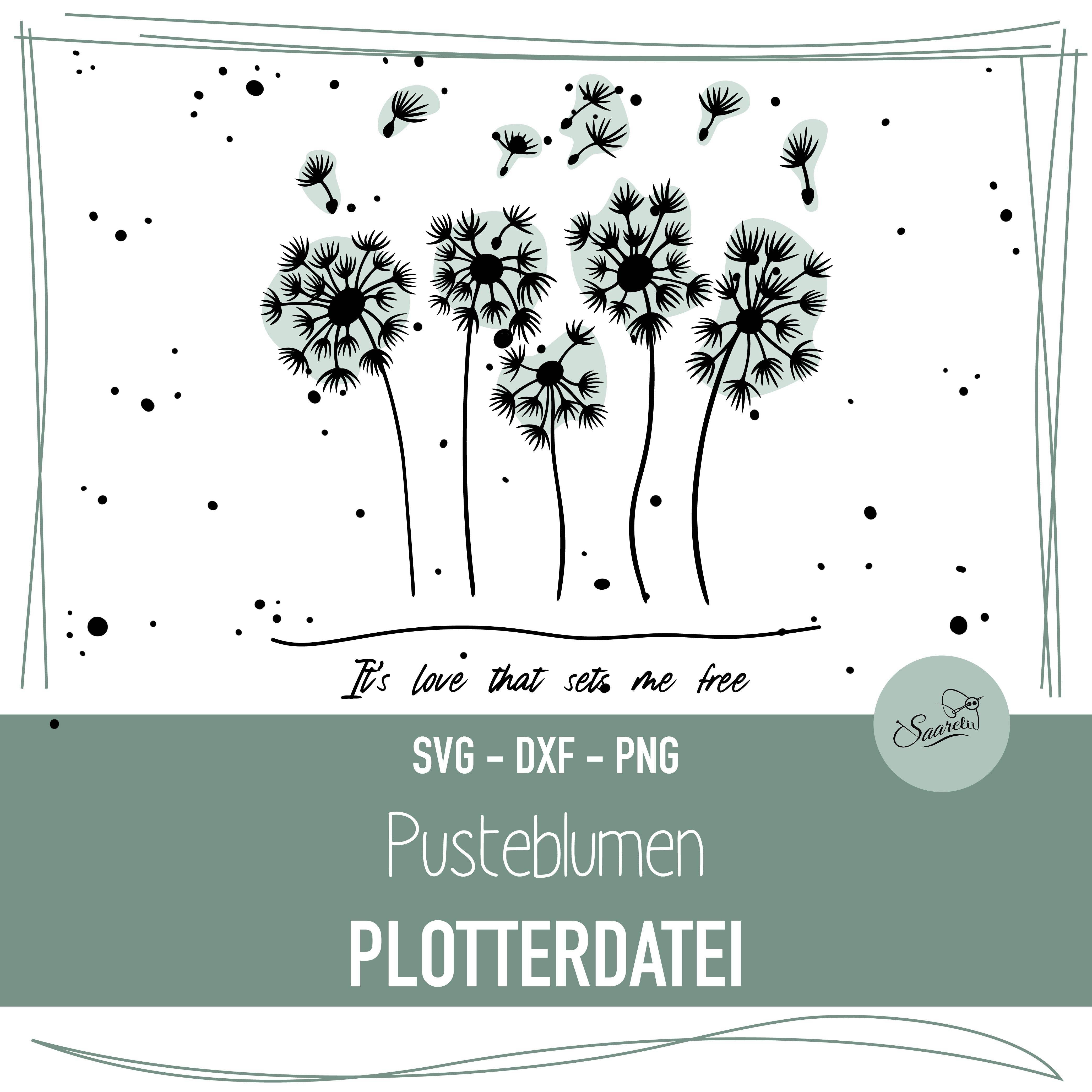 Plotterdatei Pusteblumen - Sewando