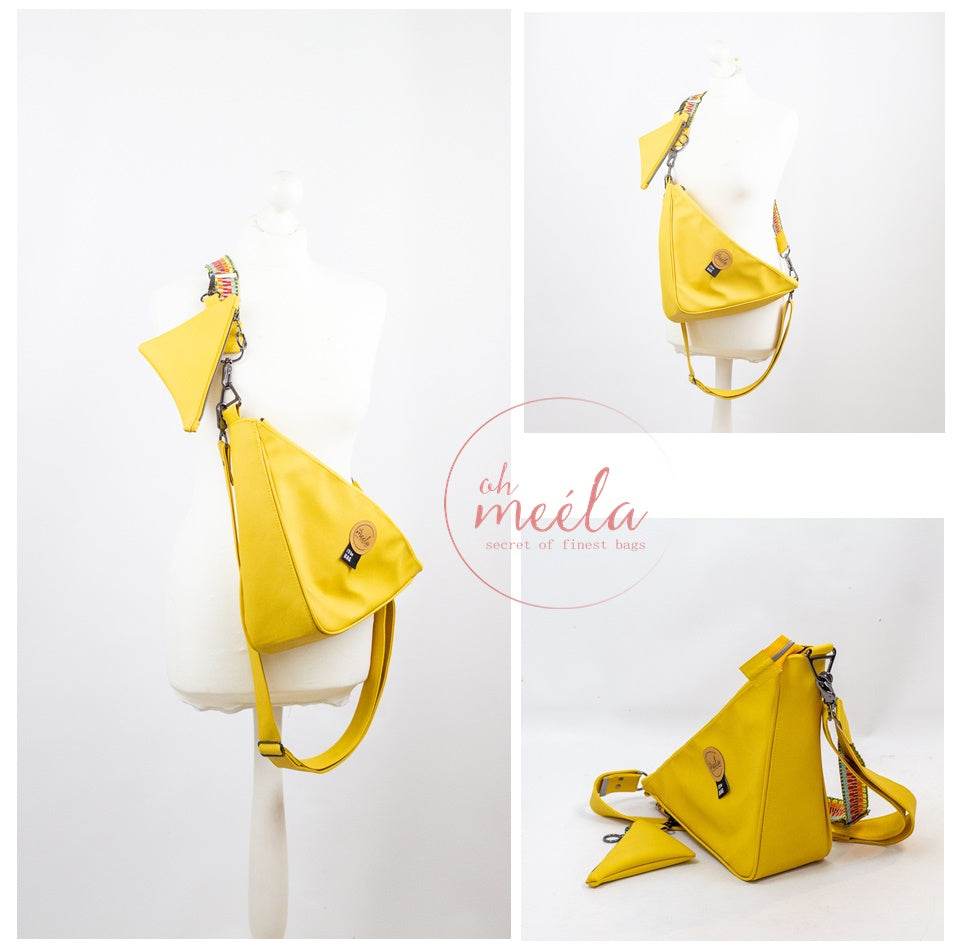 ohSalli Mini-Midi-Big * Taschen - Schnittmuster - Kombi-eBook * Crossbodybag - Dreiecktasche in 3 Größen - Sewando