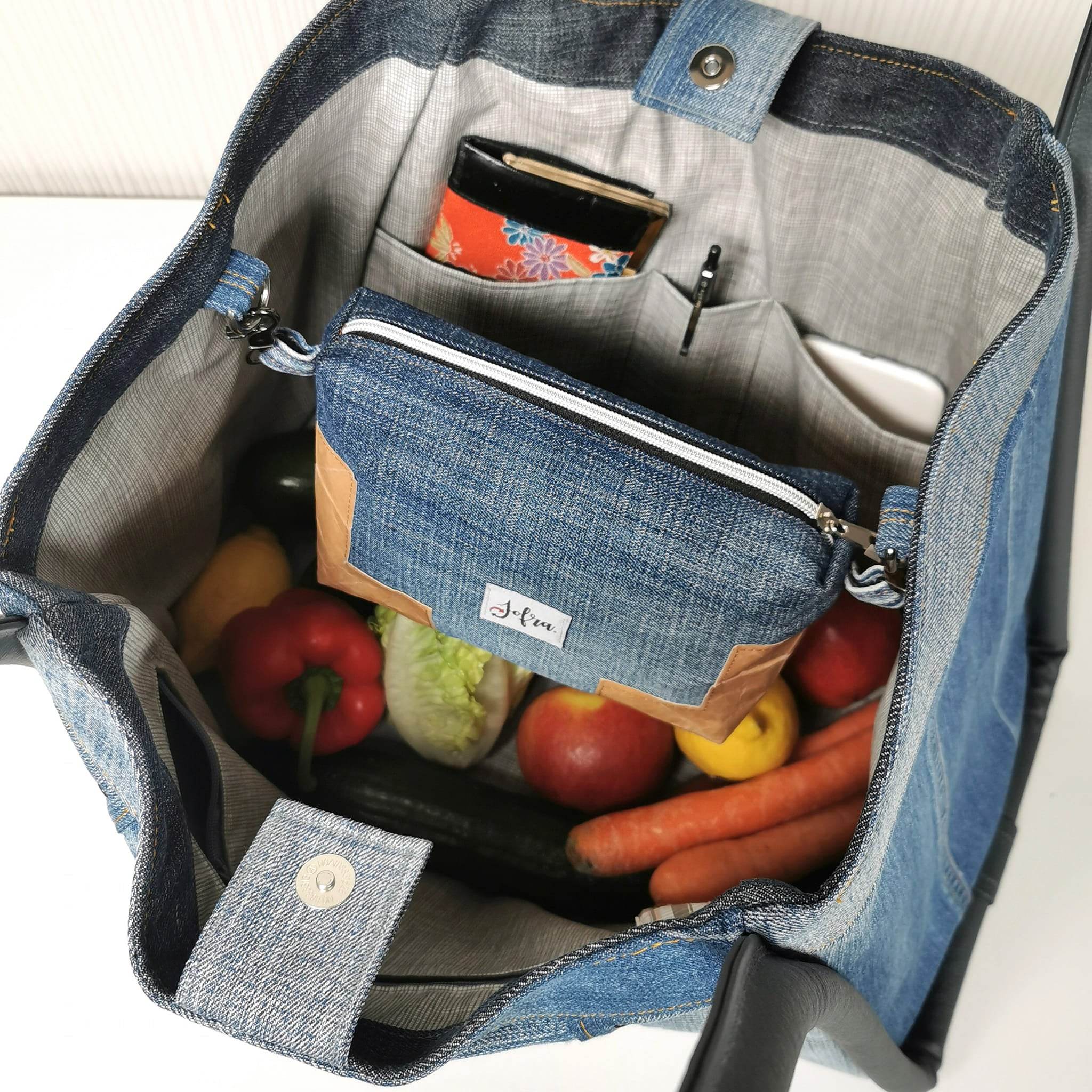 ohCarri Big * Taschen - Schnittmuster - eBook * Markttasche - xxl-Shopper - Projekttasche - Sewando