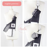 ohRonni Big "english" * bagpattern - eBook * Slingbag - Crossbodybag