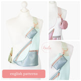 ohRonni (Mini) "english" * bagpattern - eBook * Slingbag - Crossbodybag