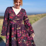 Schnittmuster Kleid „Amalia" als Ebook Gr. 34 - 46  von Graustufen-Stoffe