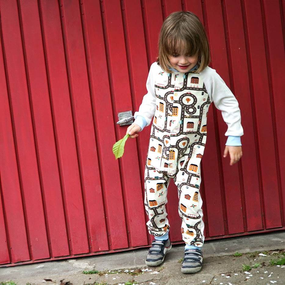 Schnittmuster Jumpsuit, Einteiler Haalari - Größen 98 - 164 - Sewando