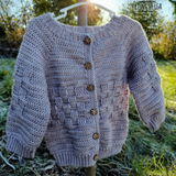 SPARPAKET für die 2 Häkelanleitungen: GROßE und KLEINE Kinder/Babyjacke ,,Cuute foGGy vest"