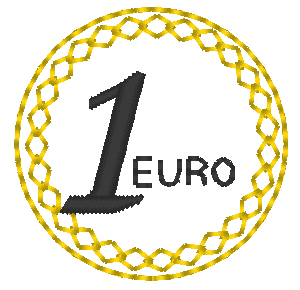 Stickdatei - Spielgeld - Sewando