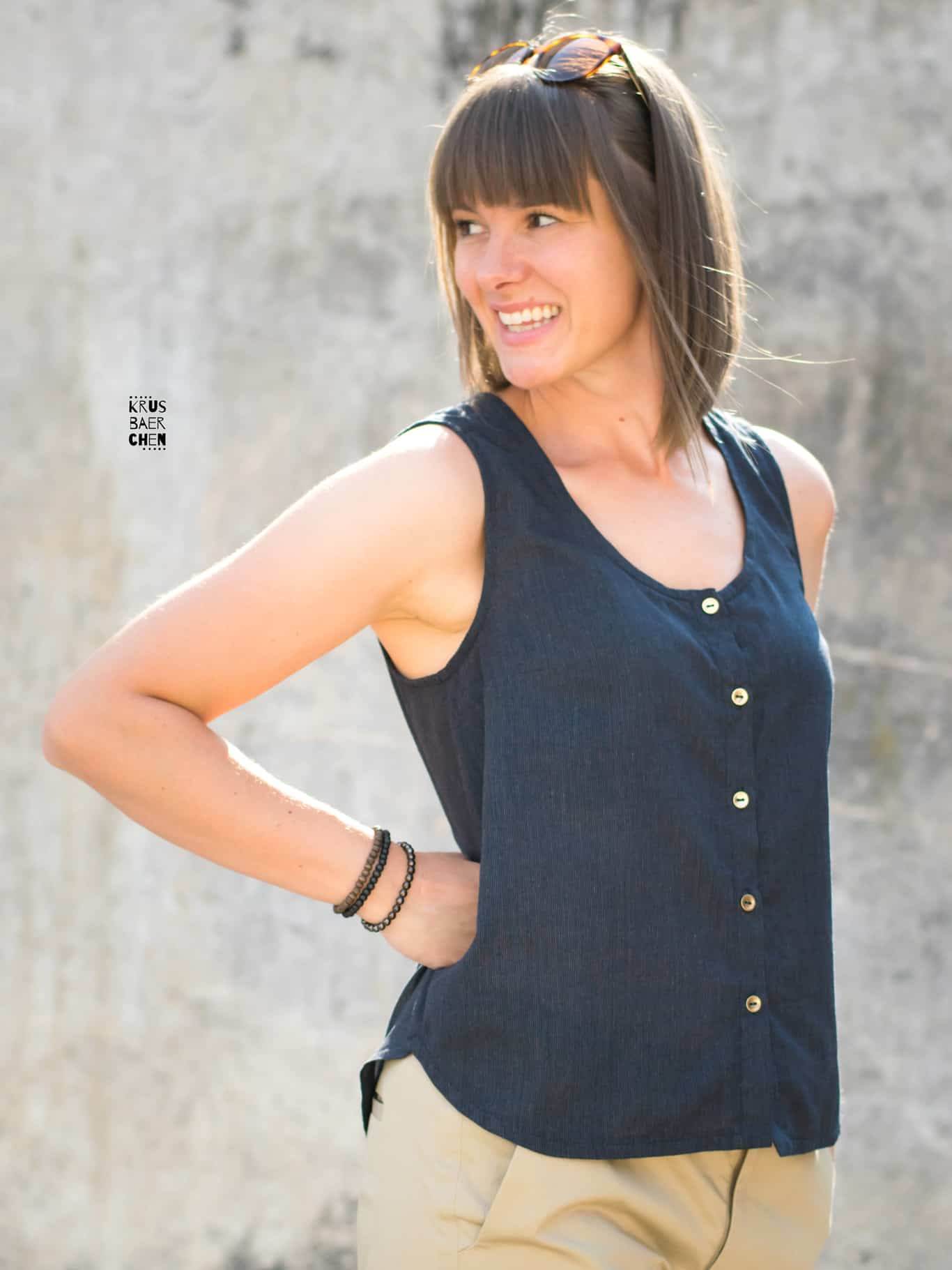 Schnittmuster Breezy Blouse 32-48 [Digital] - Sewando